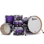 Premier Genista Maple 6 Piece Drumset, Purple Fade