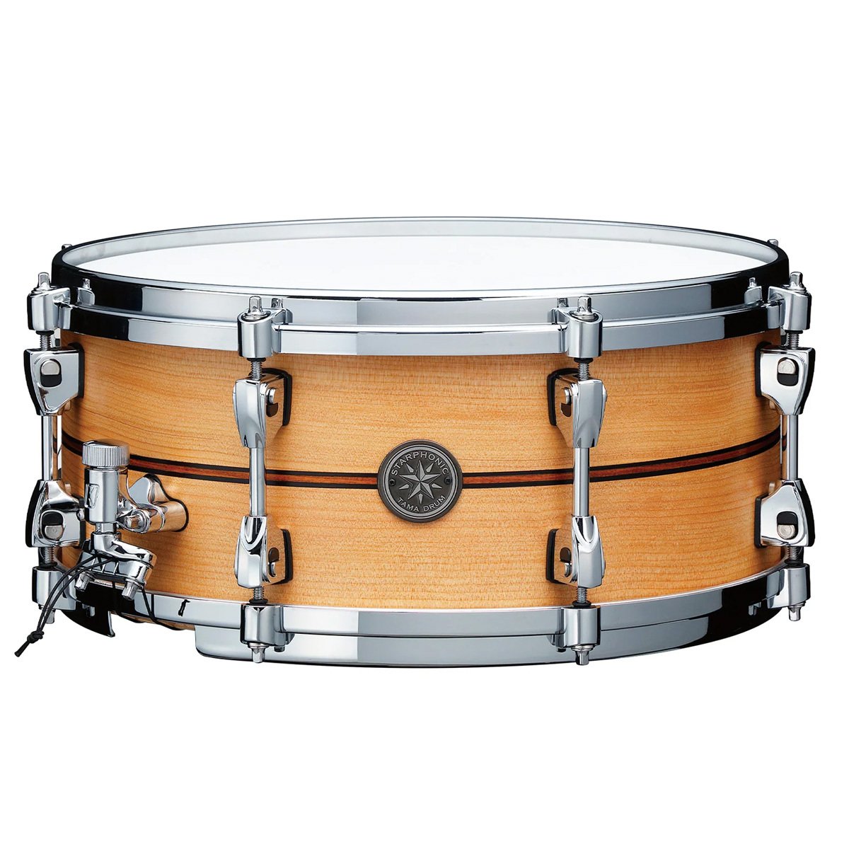 PSP146E-SSC Tama PSP146E-SSC 14x6 inch Starphonic Spruce Snare Drum, Satin Natural Spruce Made in Japan - Gambar 1
