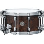 Tama PWB147-GWB 14x7 inch Starphonic Walnut Snare Drum, Gloss Black Walnut Burl Made in Japan