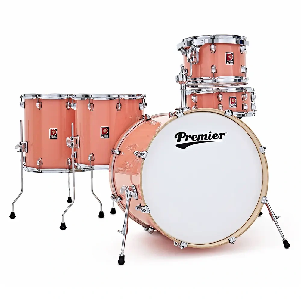 Premier-PAB22-5SP2PNX Premier PAB22-5SP2PNX Artist 5 Piece Drumset, Sunset Coral - Gambar 1