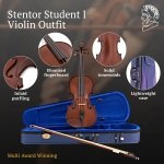 Stentor 1400E2 Student I 1/2 Size Violin Outfit - Gambar 3