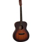 Tanglewood TC3E Folk Acoustic Electric Guitar with TEQ MX EQ System All Mahogany, Whiskey Barrel Oak - Gambar 2
