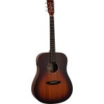 Tanglewood TC5E Dreadnought Acoustic Electric Guitar with TEQ MX EQ System All Mahogany, Whiskey Barrel Oak - Gambar 2