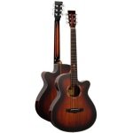 Tanglewood TWX4CEK Winterleaf Exotic Super Folk Cutaway Acoustic Electric Guitar - Gambar 4