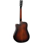 Tanglewood TWX5 CEK Winterleaf Exotic Dreadnought Cutaway Acoustic Electric Guitar - Gambar 3