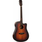Tanglewood TWX5 CEK Winterleaf Exotic Dreadnought Cutaway Acoustic Electric Guitar - Gambar 2