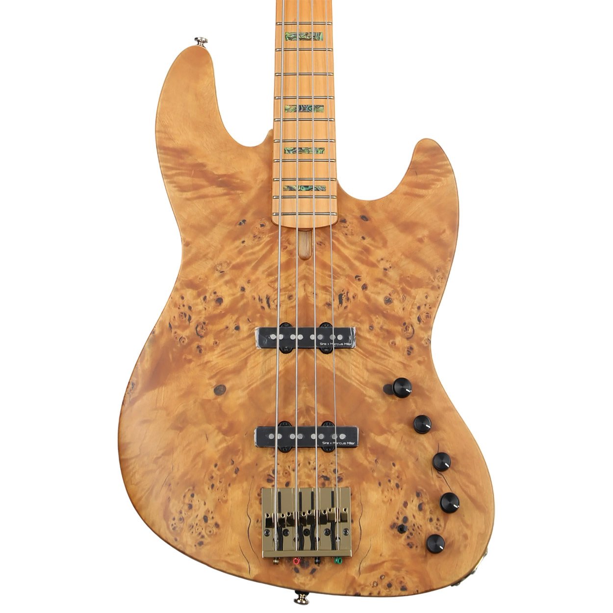 V10-4_NTS-body Sire Marcus Miller V10 4 String Electric Bass, Natural Satin - Gambar 1