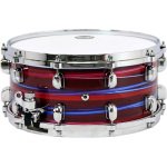 Tama WBSS65-SAF 14x6.5 inch Starclassic Walnut/Birch Snare Drum, Satin Purple Atmosphere Fade - Gambar 2