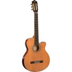 Tanglewood EM DC 7 Thinline Classical Cedar Top Mahogany with Bag - Gambar 2