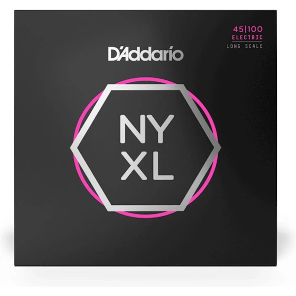 D Addario NYXL45100 NYXL Bass Strings, Long Scale, Regular, 45-100