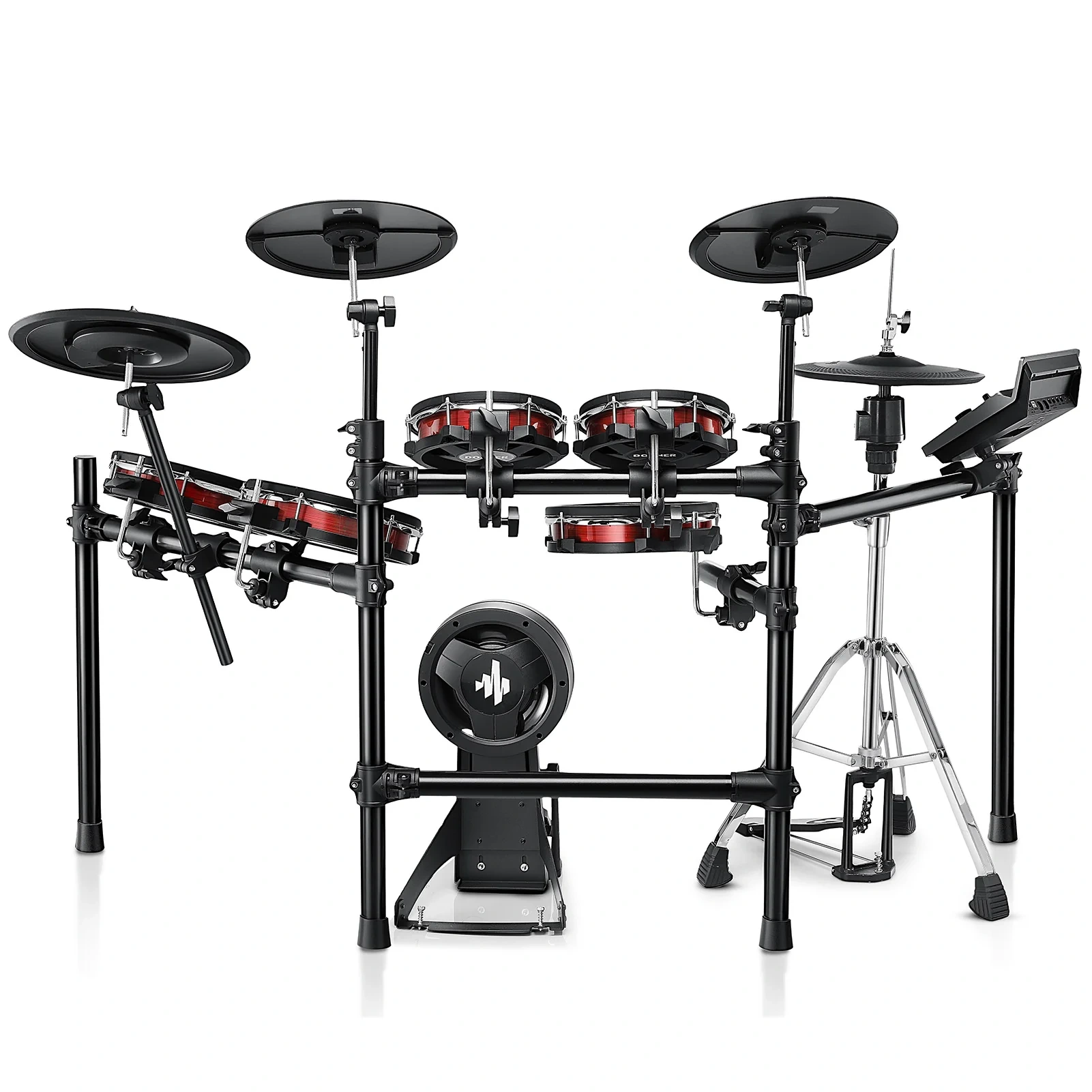 DED-300 Pro-front Donner DED-300 Pro Electronic Drum Set with Independent Hi-Hat - Gambar 1