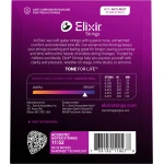 Elixir 11027 Nanoweb 80/20 Bronze Acoustic Guitar Strings, Custom Light, 11-52