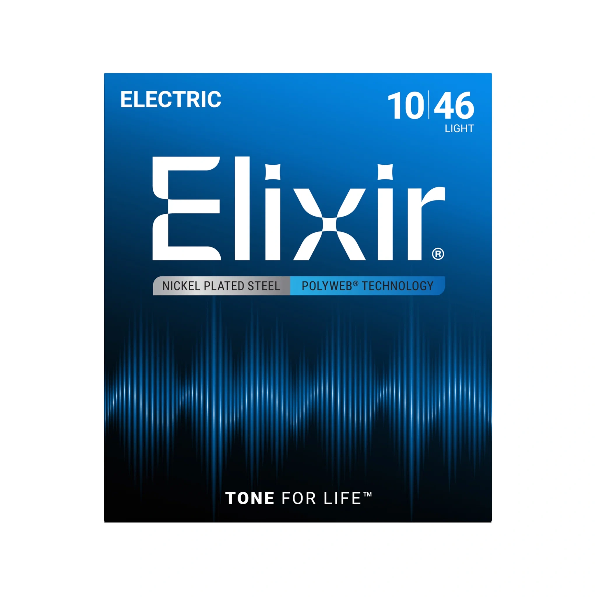 Elixir 12050 Polyweb Electric Guitar Strings, Light, 10-46 Elixir 12050 Polyweb Electric Guitar Strings, Light, 10-46