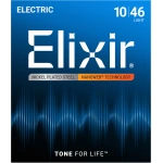 Elixir 12052 Nanoweb Electric Guitar Strings, Light, 10-46