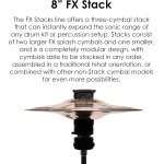FXSTK8 Cymbal Stack Pack 8in zildjian