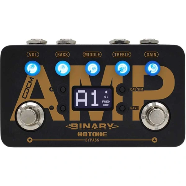 Hotone Binary Amp Simulator Guitar Effects Pedal