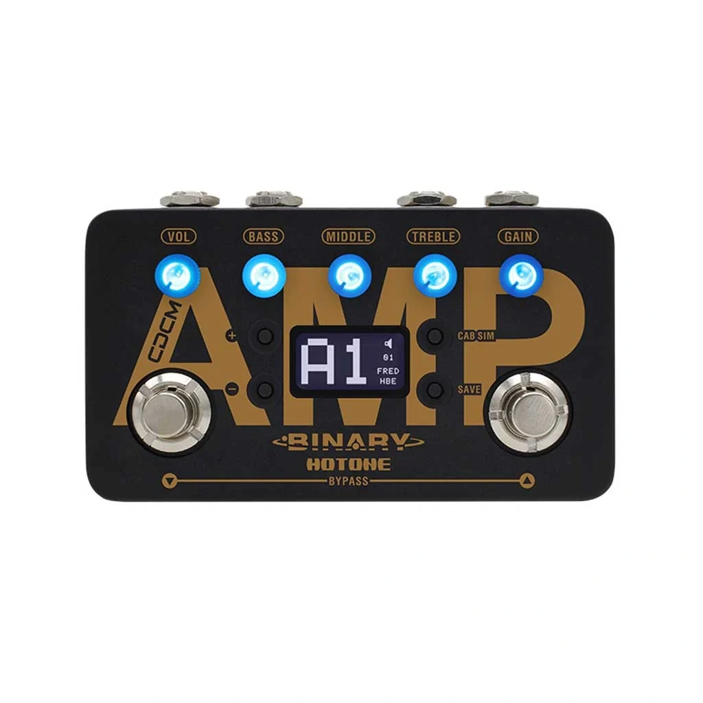 Hotone Binary Amp Simulator Guitar Effects Pedal Hotone Binary Amp Simulator Guitar Effects Pedal