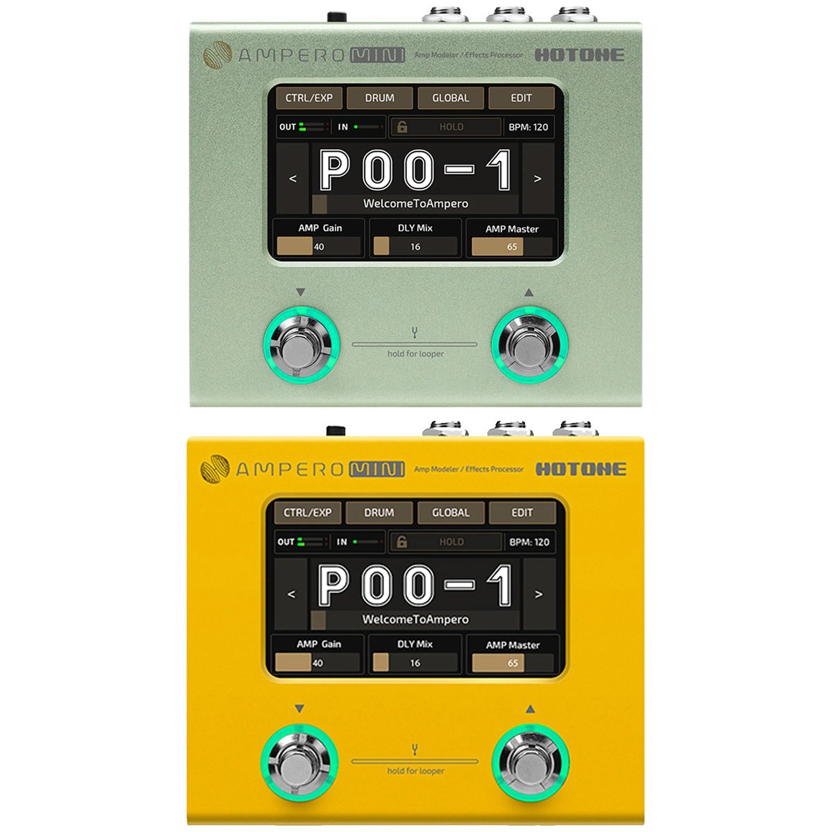 Hotone-MP-50-Ampero-Mini-Multieffects-Pedal-2 Hotone MP-50 Ampero Mini Multieffects Pedal