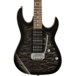 Ibanez Gio GRX70QA-TKS Electric Guitar, Transparent Black Sunburst