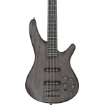 Ibanez-Standard-SR280E-TKF-Electric-Bass-Guitar-Transparent-Black-Flat
