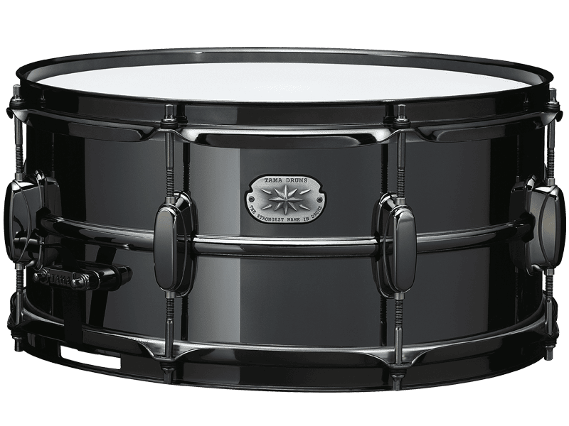 MT1465BN_Snare Tama MT1465BN Metalworks 14x6.5inch Black Nickel Hardware Steel Snare Drum - Gambar 1