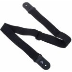 D ADDARIO PWS100 STRAP POLYP LEATHER ENDS BLACK