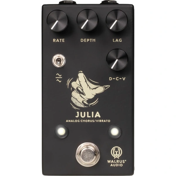 Walrus Audio Julia Analog Chorus & Vibrato V2 Guitar Effects Pedal, Black
