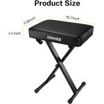 Donner X-Style Adjustable Bench Keyboard and Piano - Gambar 2