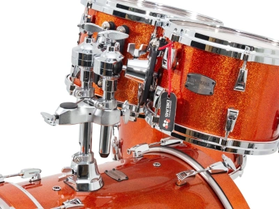 Yamaha Absolute Hybrid Maple 5 Piece Drum Set, Orange Sparkle - Gambar 2