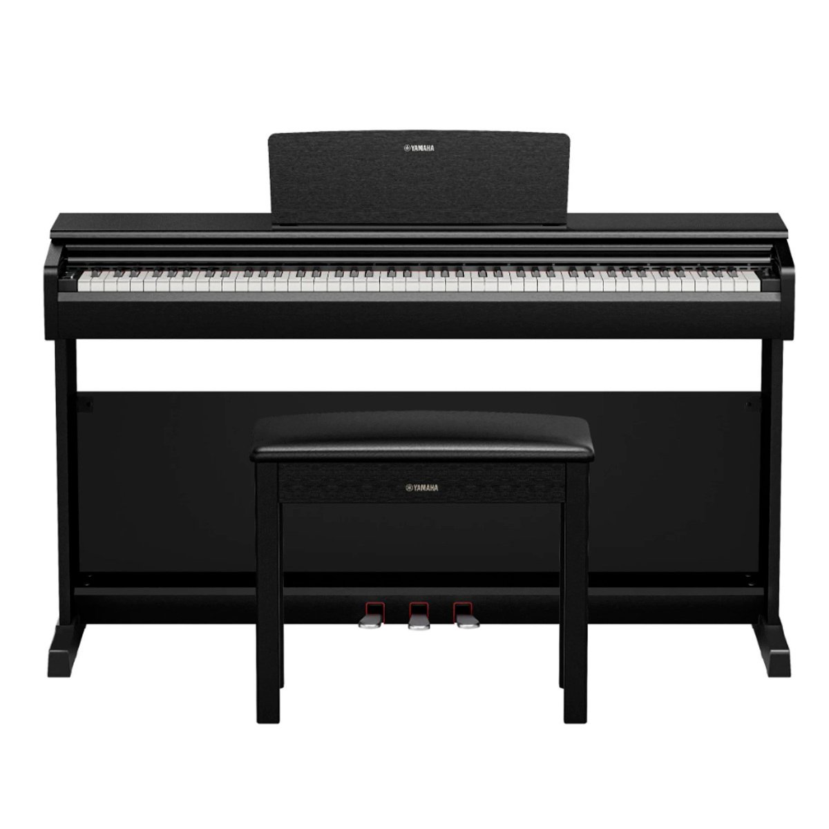 Arius-YDP146-BK-Digital-Piano Yamaha Arius YDP 146 88-key Upright Digital Piano with Bench - Gambar 1