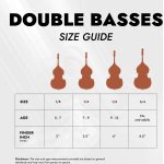 Double Bass Size Chart