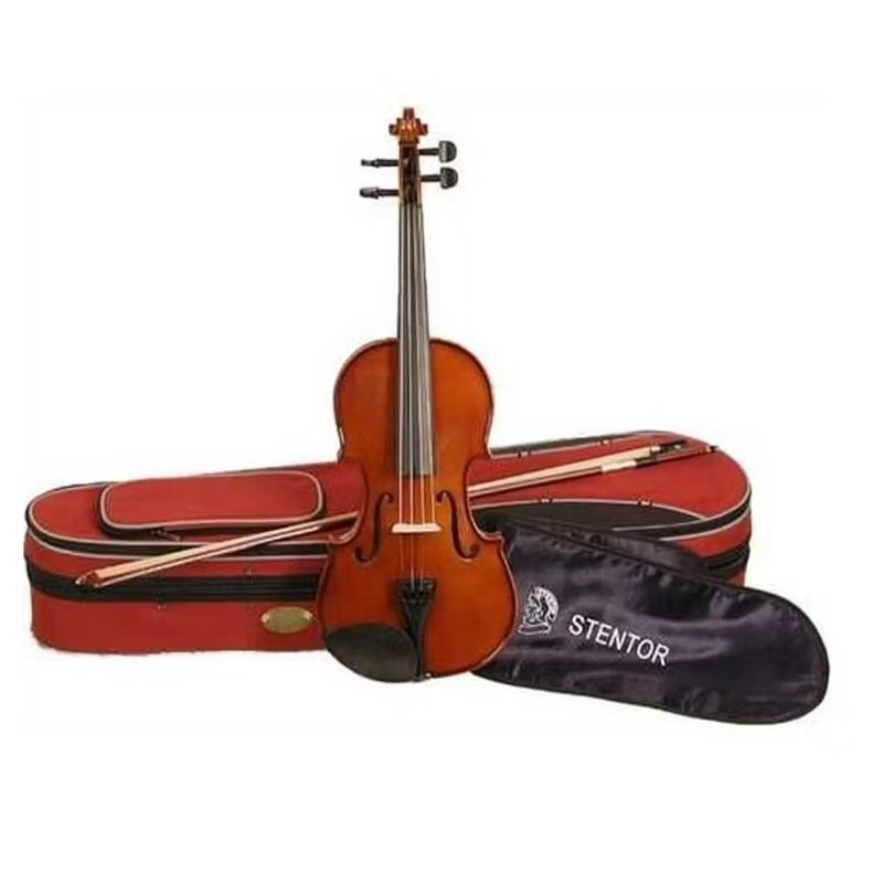 Stentor-1500SNA-4-4Fullsize-Violin Stentor 1500SNA Student II Shaded Satin Finish Violin Outfit 4/4 Full Size - Gambar 1