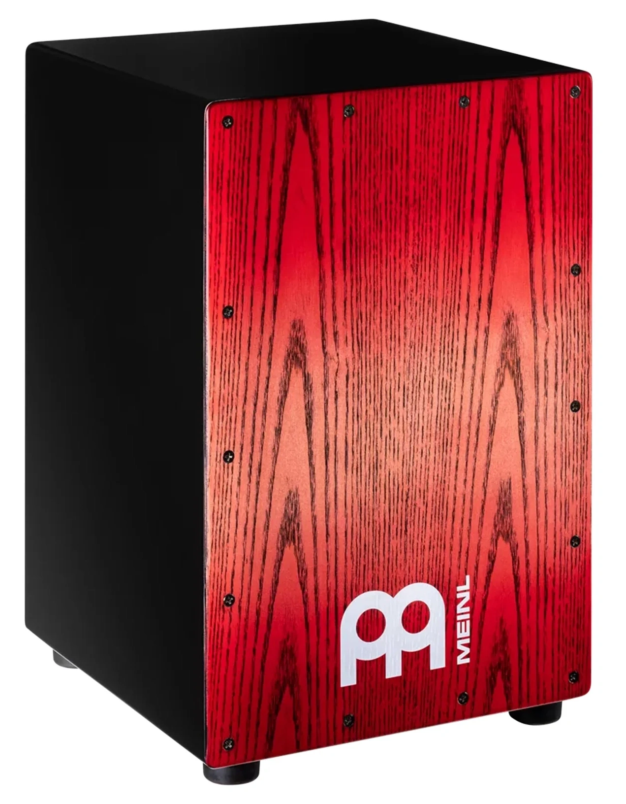 MCAJ100BK-TRF_Meinl-Headliner_Series-Cajon Cajon Meinl Percussion MCAJ100BK-TRF Headliner Series Snare Cajon, Tango Red Fade - Gambar 1
