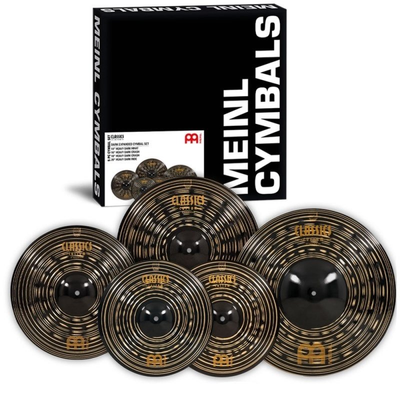 Meinl-CCD-CS4-Custom-Dark-Cymbal-Set Meinl CCD CS4 Custom Dark Cymbal Set