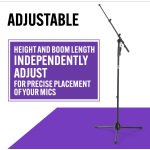 On Stage MS7550 One Handed Mic Stand Adjust