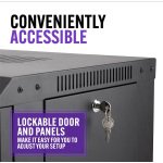 On Stage RKD1200 12U Wall Mount Knock Down Rack Lock