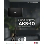 Audiobank speaker karaoke audiobank aks10 passive speaker stands