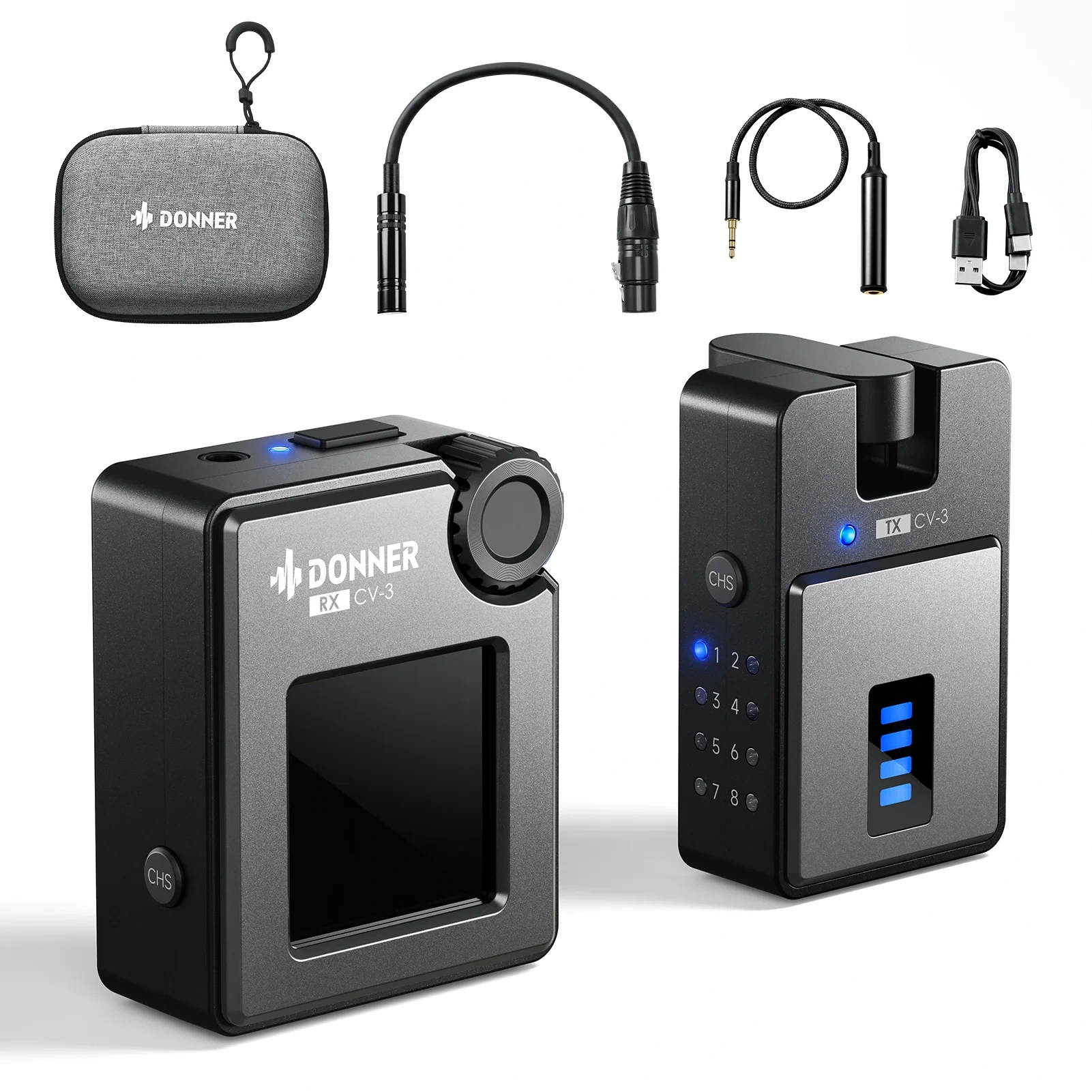 donner-cv3-wireless-in-ear-monitoring Donner cv3 wireless in ear monitoring