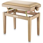 Donner height adjustable piano stool matte beige