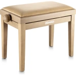 Donner height adjustable piano stool matte beige color
