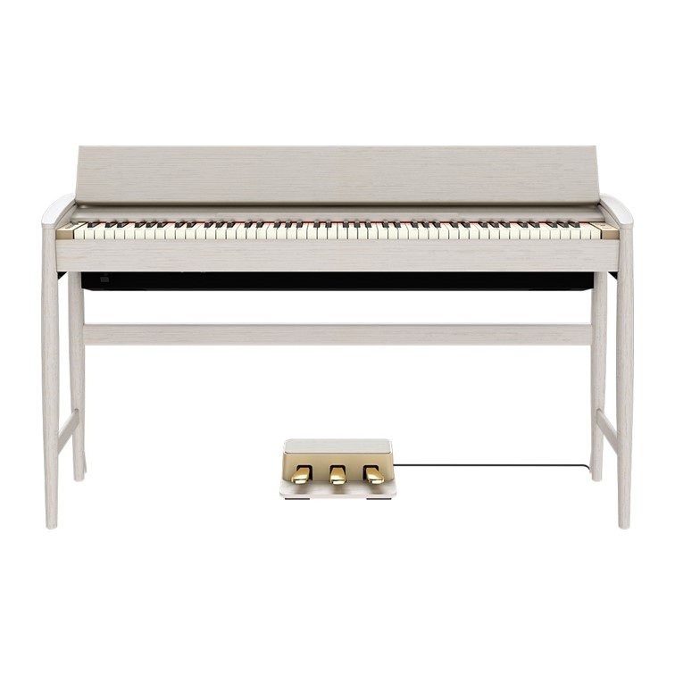 kiyola_kf-20-sw-digital-piano-made-in-japan Roland KIYOLA KF-20 Premium Artisan Digital Piano Made in Japan, Sheer White - Gambar 1