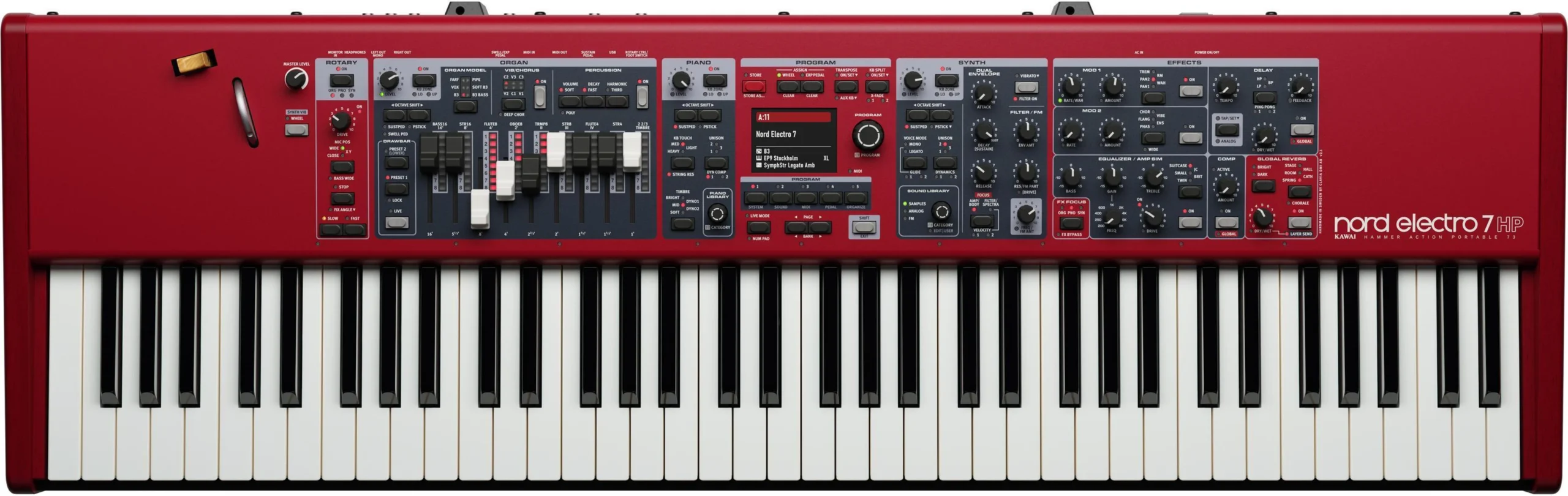 nord-electro-7-7HP-73key-stage-keyboard Nord electro 7 7HP 73key stage keyboard