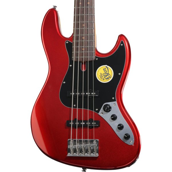 Sire marcus miller v3 new gen 5 string electric bass candy apple red