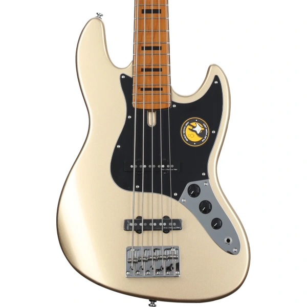 Sire marcus miller v5 5 string bass guitar champagne gold metallic