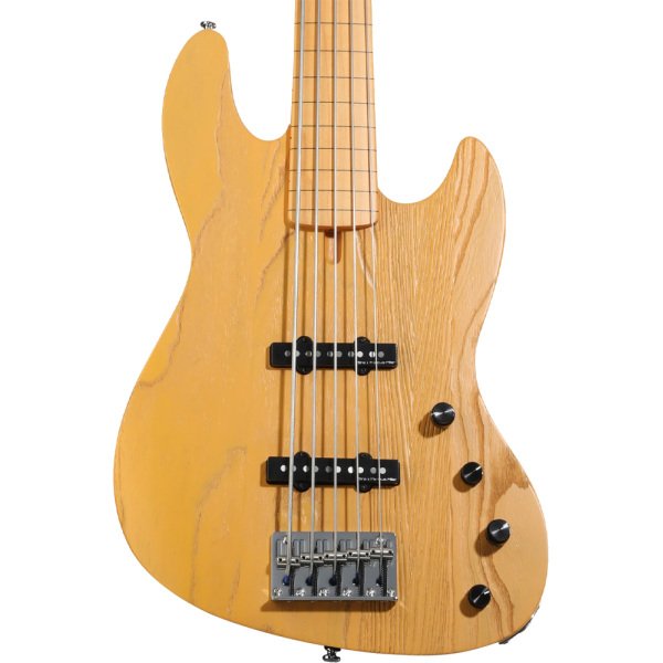 Sire marcus miller v6 5 string fretless electric bass guitar butterscotch